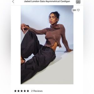 Jaded London Asymmetrical Sweater